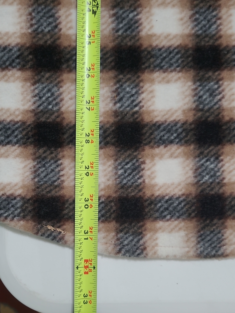 Time and Tru Brown & Cream Plaid Button-Up Shacket with Pockets size XXXL (22) - Picture 9 of 9